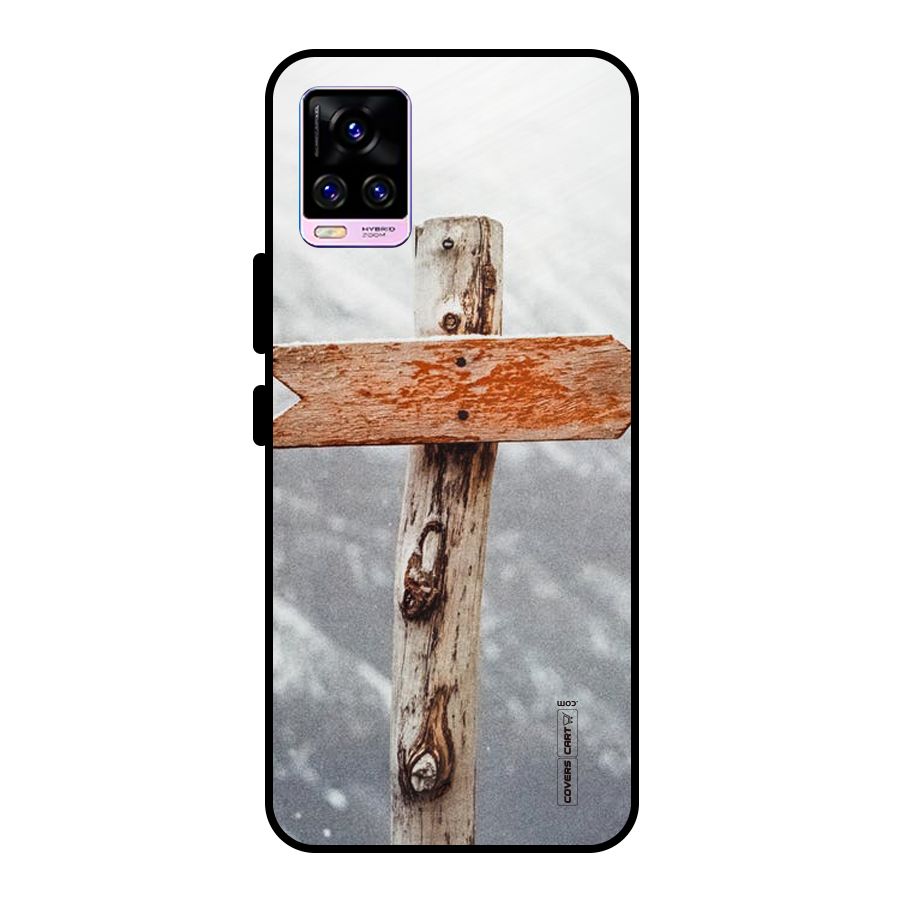 Wood And Snow Metal Back Case for Vivo V20 Pro