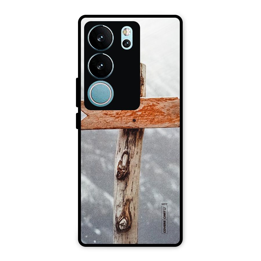 Wood And Snow Metal Back Case for Vivo V29
