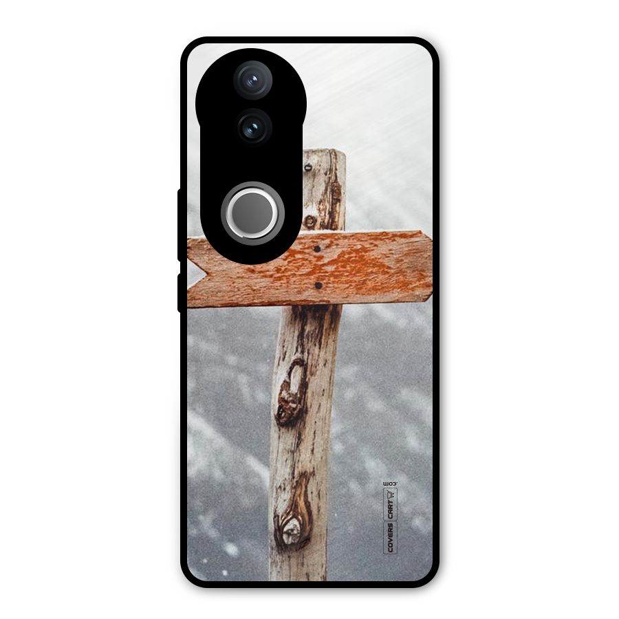 Wood And Snow Metal Back Case for Vivo V50e
