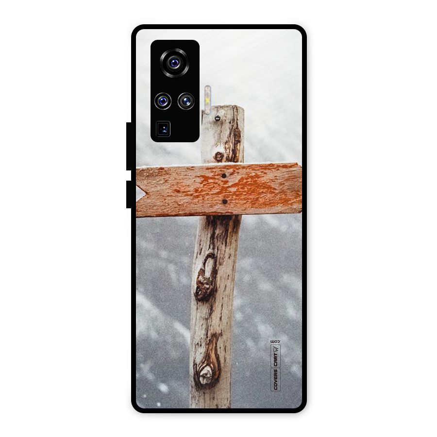 Wood And Snow Metal Back Case for Vivo X50 Pro