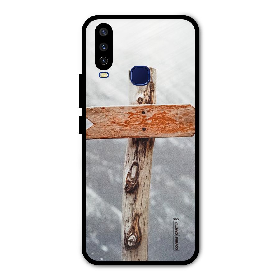 Wood And Snow Metal Back Case for Vivo Y15