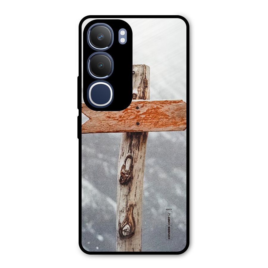 Wood And Snow Metal Back Case for Vivo Y29