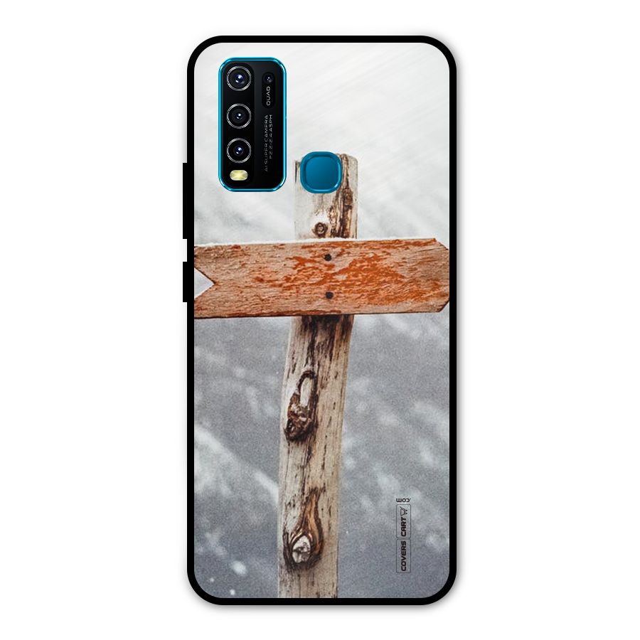 Wood And Snow Metal Back Case for Vivo Y30