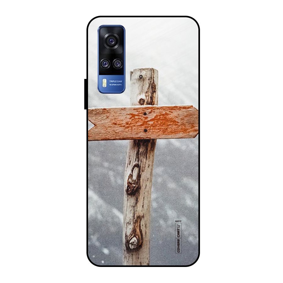 Wood And Snow Metal Back Case for Vivo Y51