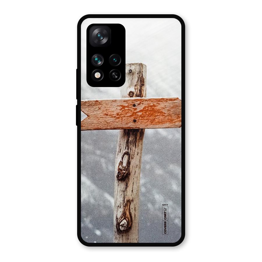 Wood And Snow Metal Back Case for Xiaomi 11i Hypercharge 5G