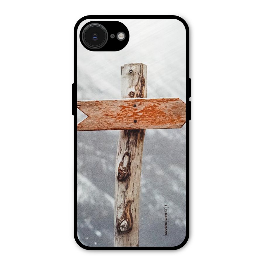 Wood And Snow Metal Back Case for iPhone 16e