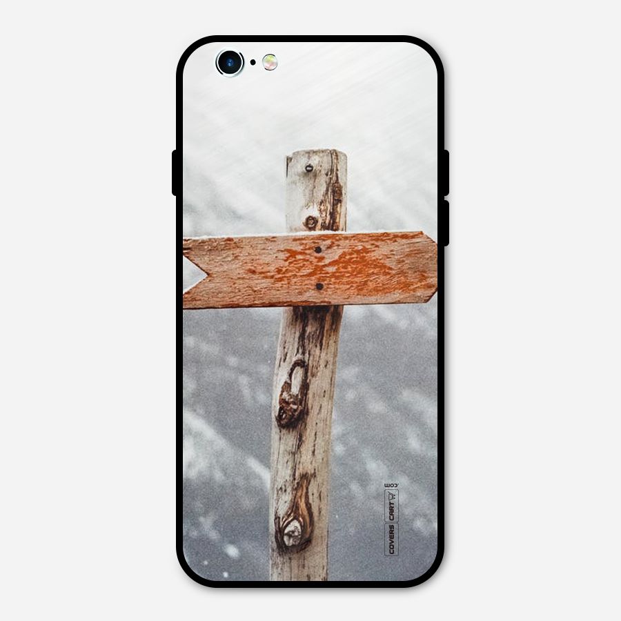 Wood And Snow Metal Back Case for iPhone 6 6s