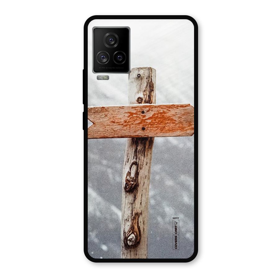 Wood And Snow Metal Back Case for iQOO 7 Legend 5G
