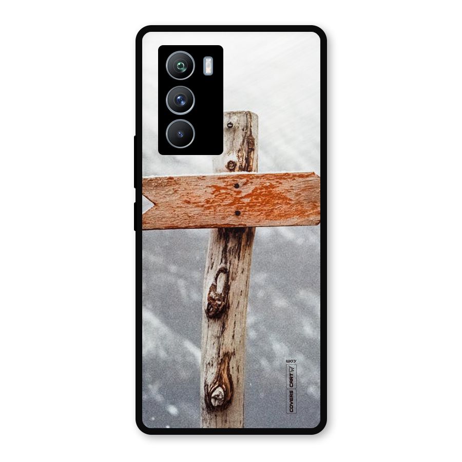 Wood And Snow Metal Back Case for iQOO 9 SE