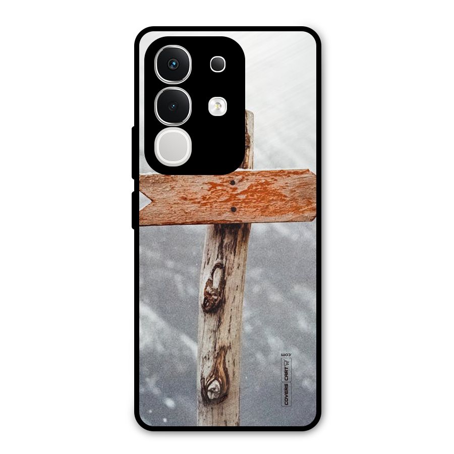 Wood And Snow Metal Back Case for iQOO Z10x