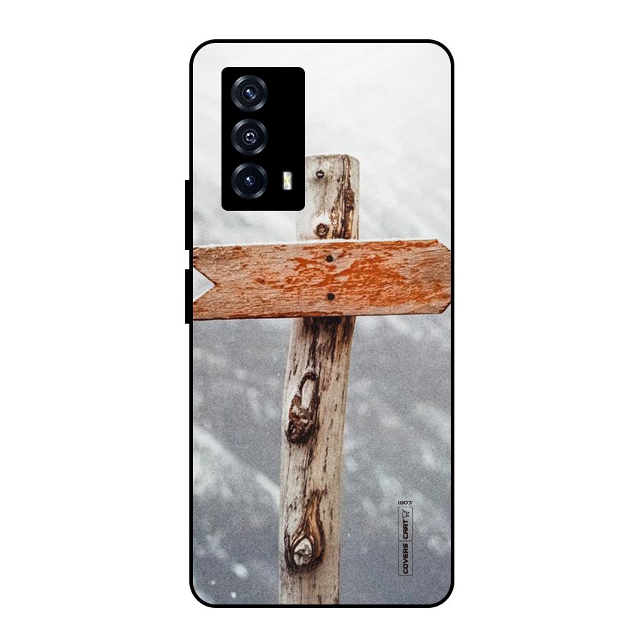 Wood And Snow Metal Back Case for iQOO Z5