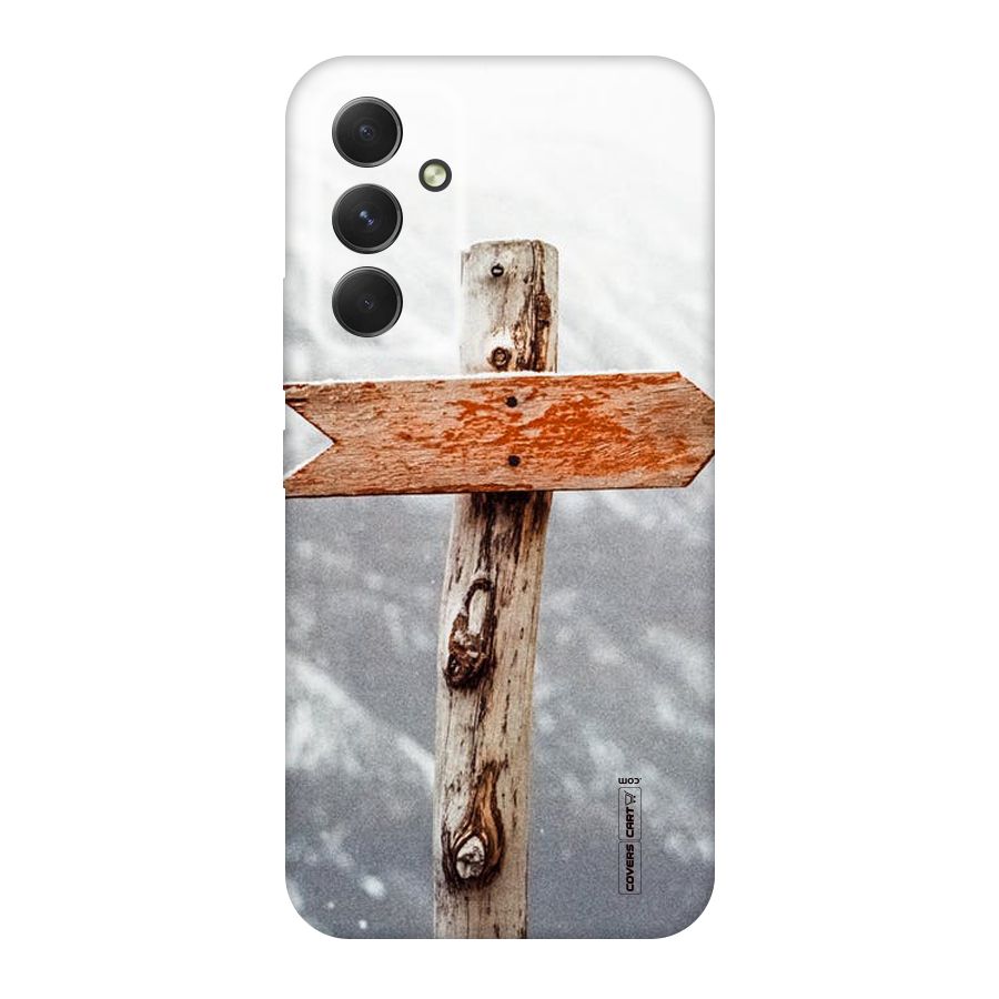Wood And Snow Original Polycarbonate Back Case for Galaxy A54