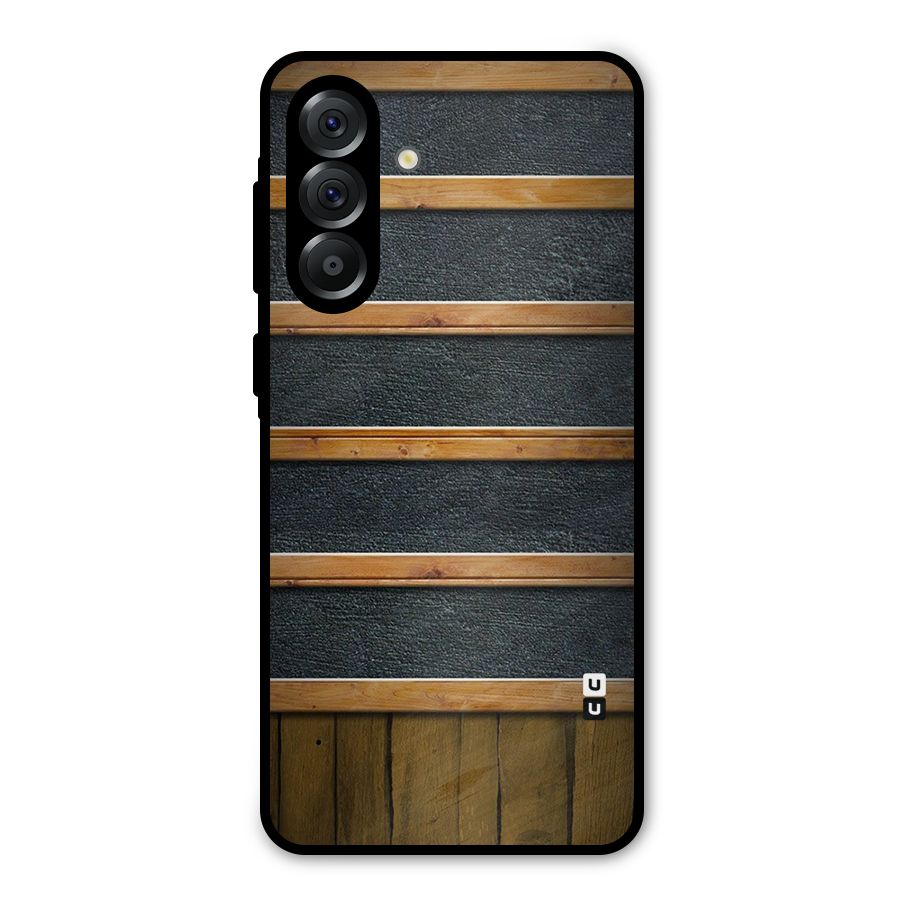 Wood Design Metal Back Case for Galaxy A56