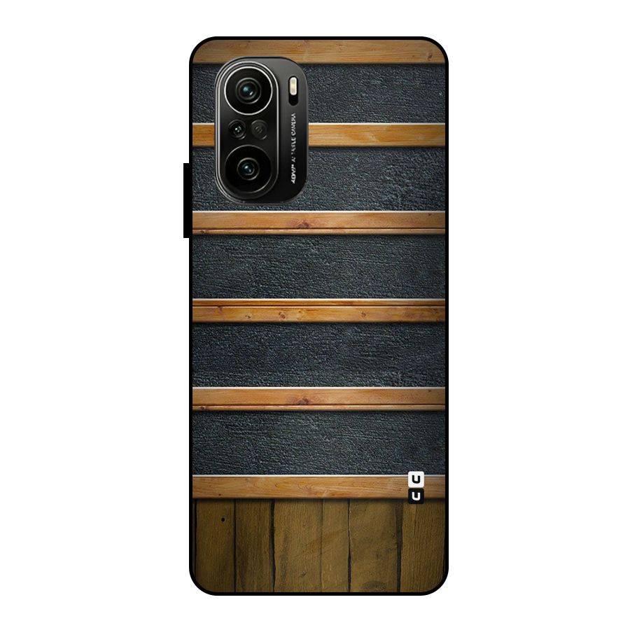 Wood Design Metal Back Case for Mi 11x