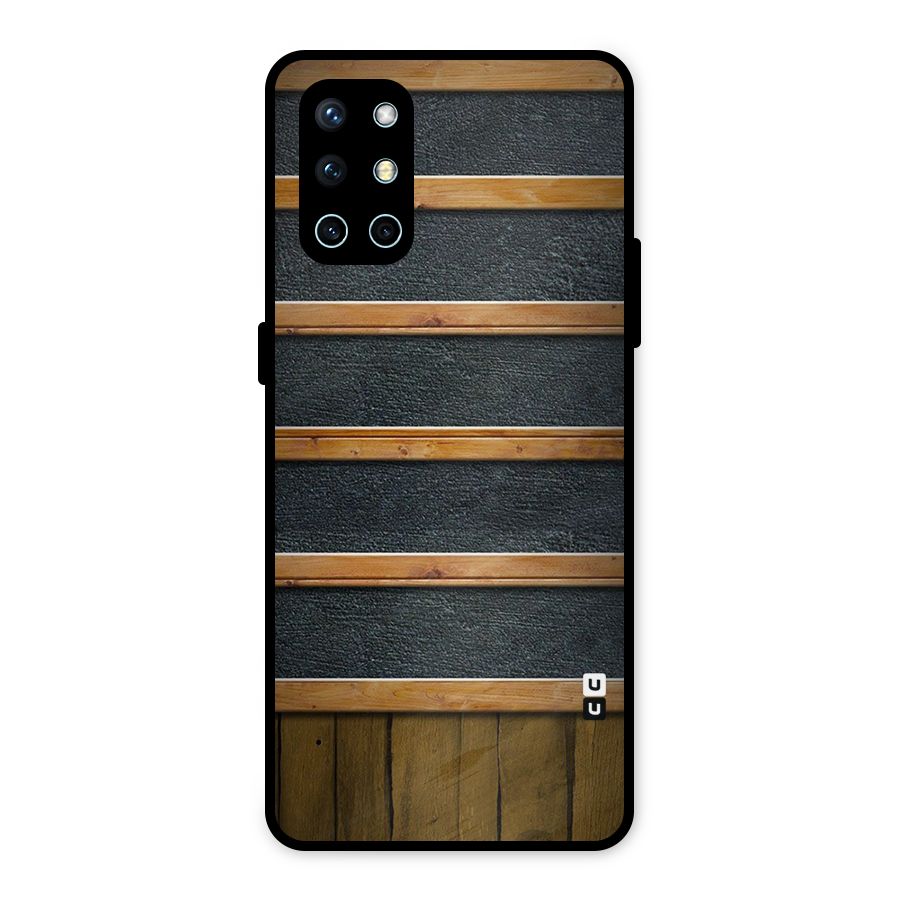 Wood Design Metal Back Case for OnePlus 9R