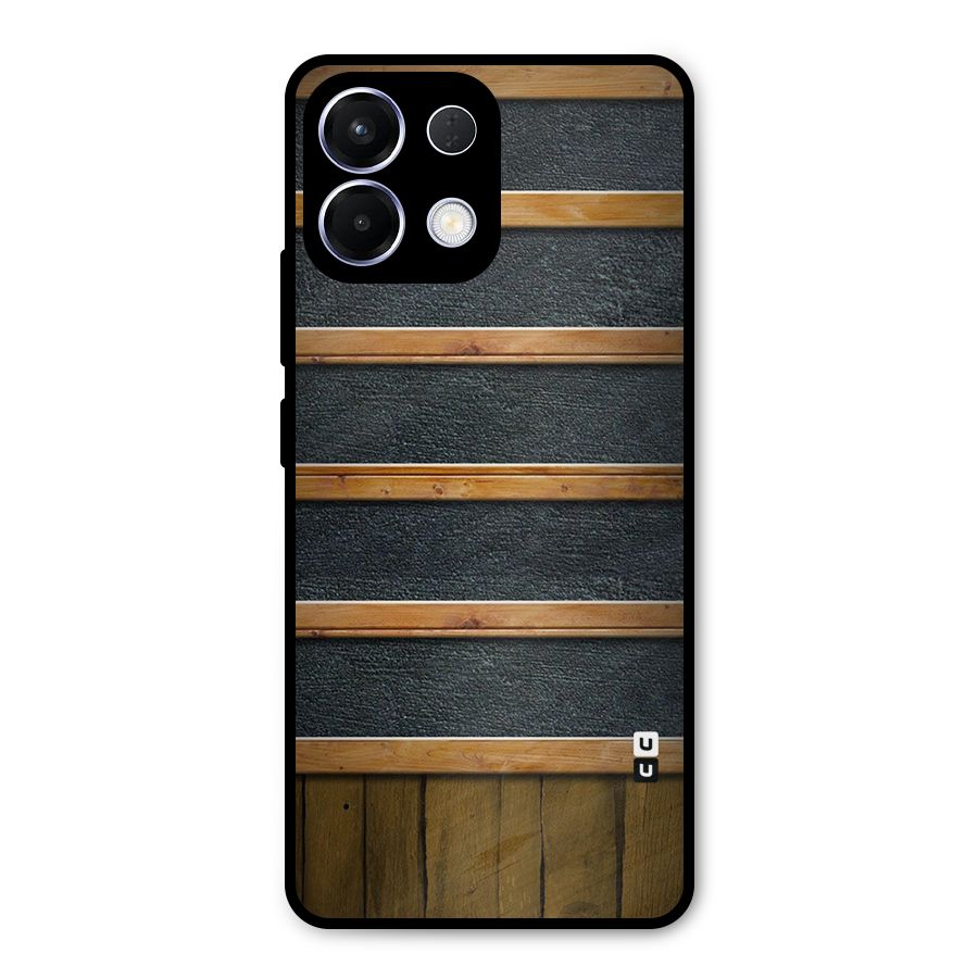 Wood Design Metal Back Case for Oppo K13