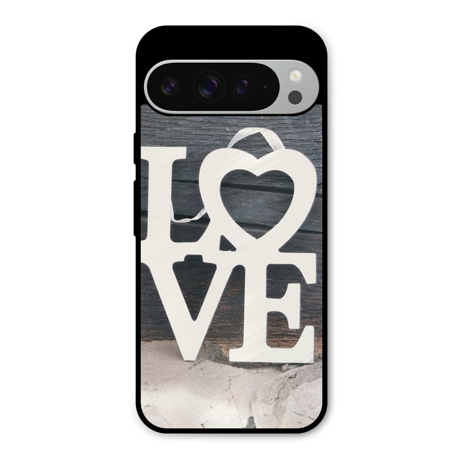 Wood Love Lock Metal Back Case for Google Pixel 9 Pro XL