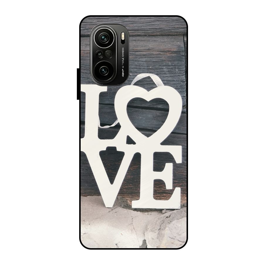 Wood Love Lock Metal Back Case for Mi 11X Pro