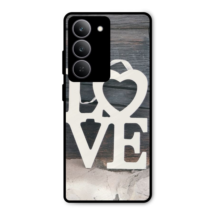 Wood Love Lock Metal Back Case for Realme P3x