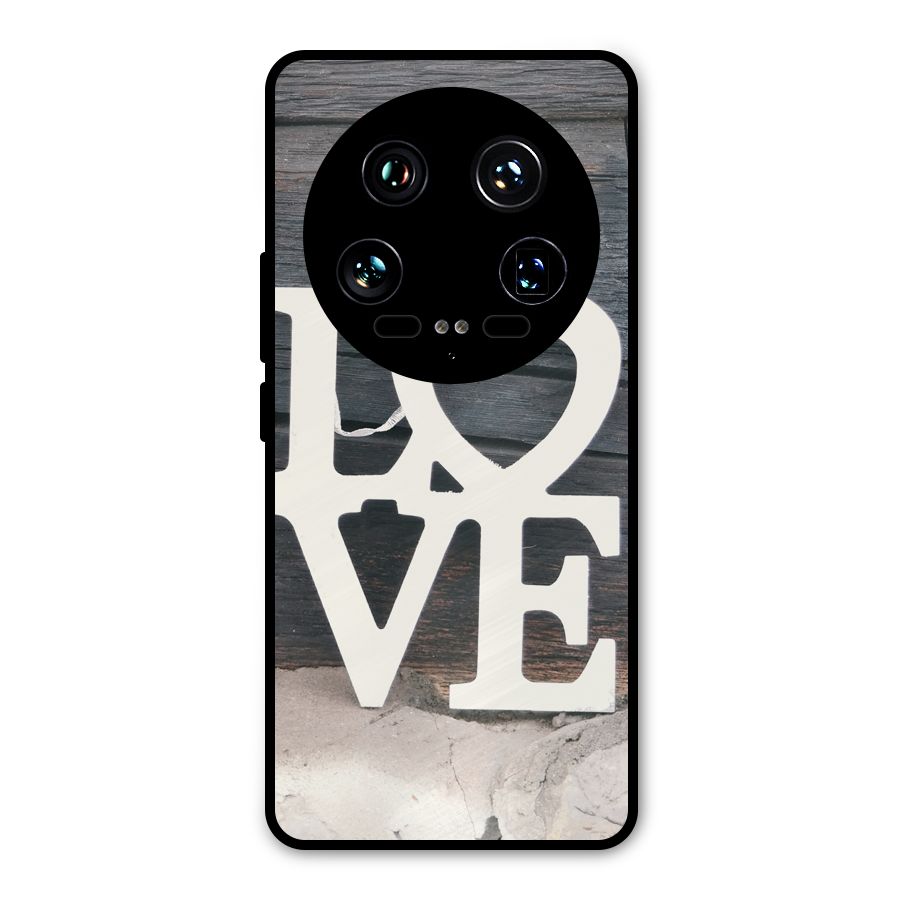 Wood Love Lock Metal Back Case for Xiaomi 14 Ultra