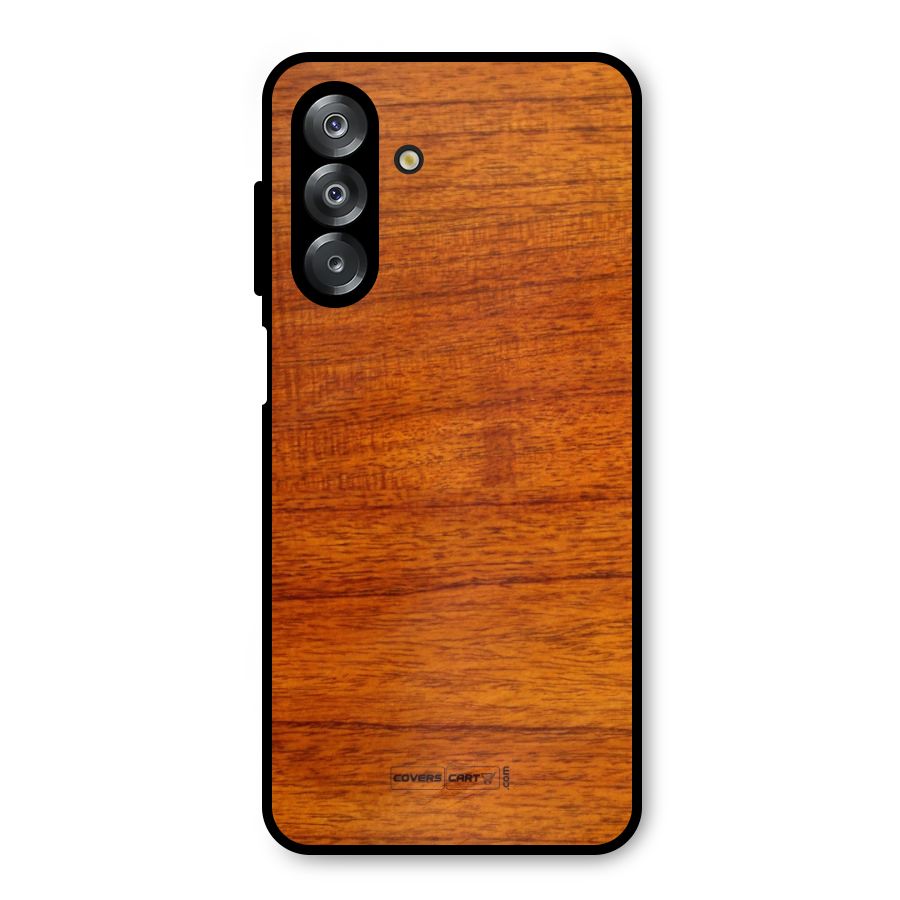 Wood Texture Design Metal Back Case for Galaxy A26