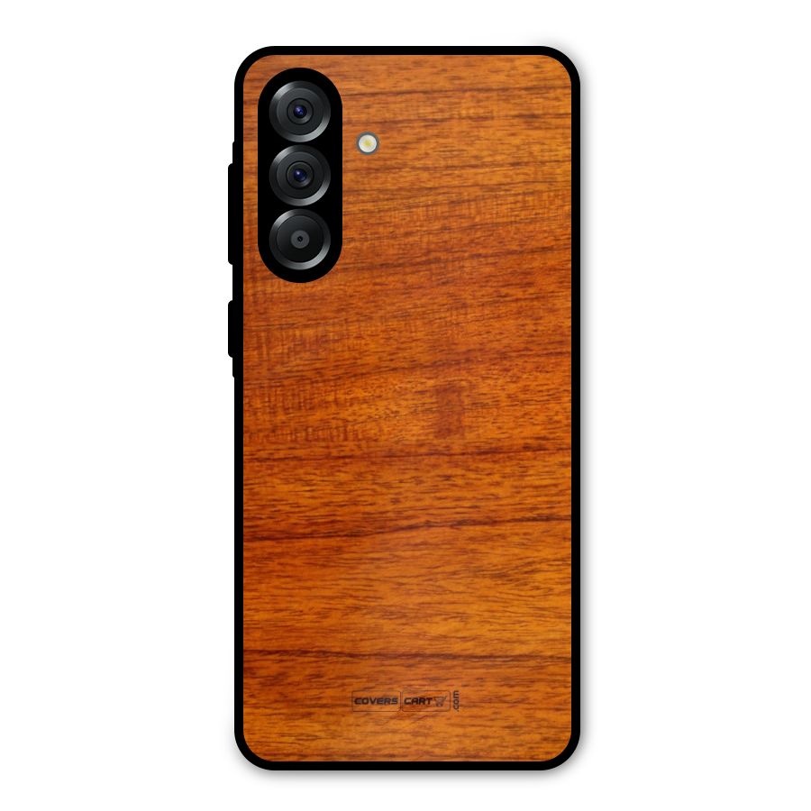 Wood Texture Design Metal Back Case for Galaxy A56