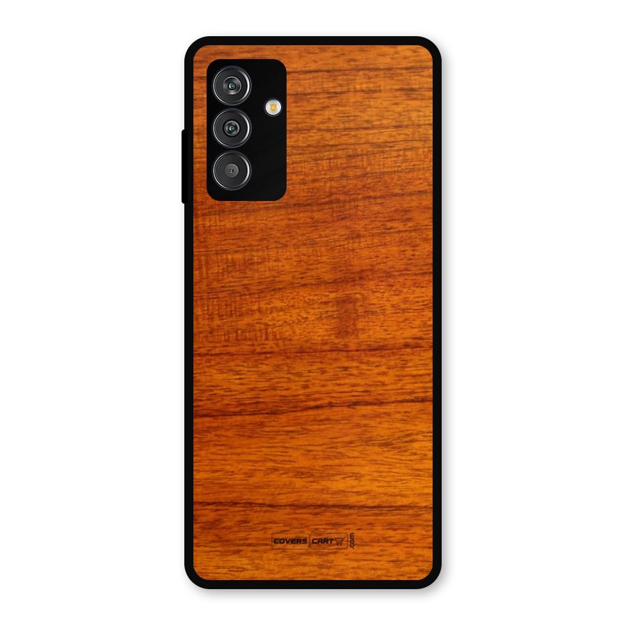 Wood Texture Design Metal Back Case for Galaxy F13