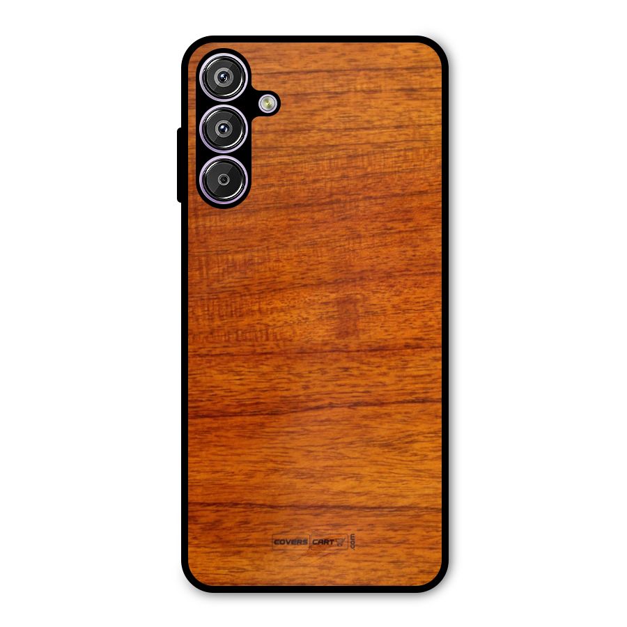 Wood Texture Design Metal Back Case for Galaxy M15