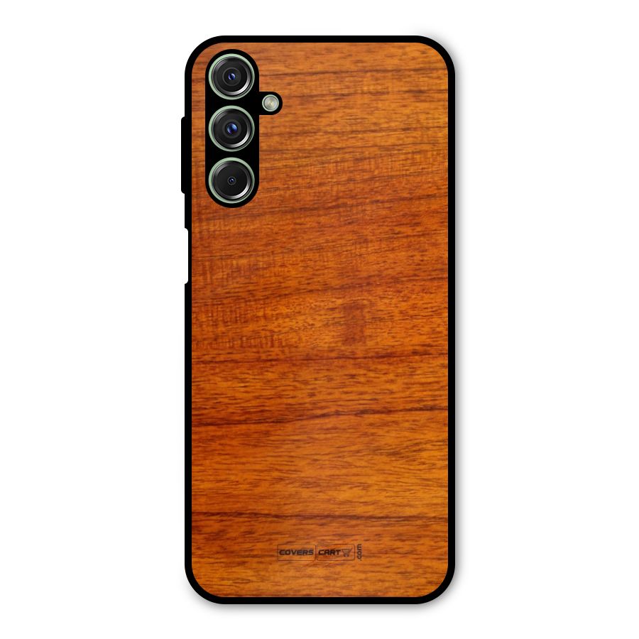 Wood Texture Design Metal Back Case for Galaxy M34
