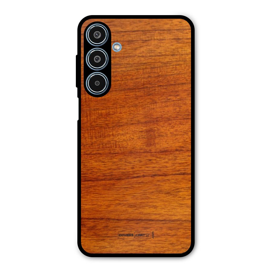 Wood Texture Design Metal Back Case for Galaxy M35