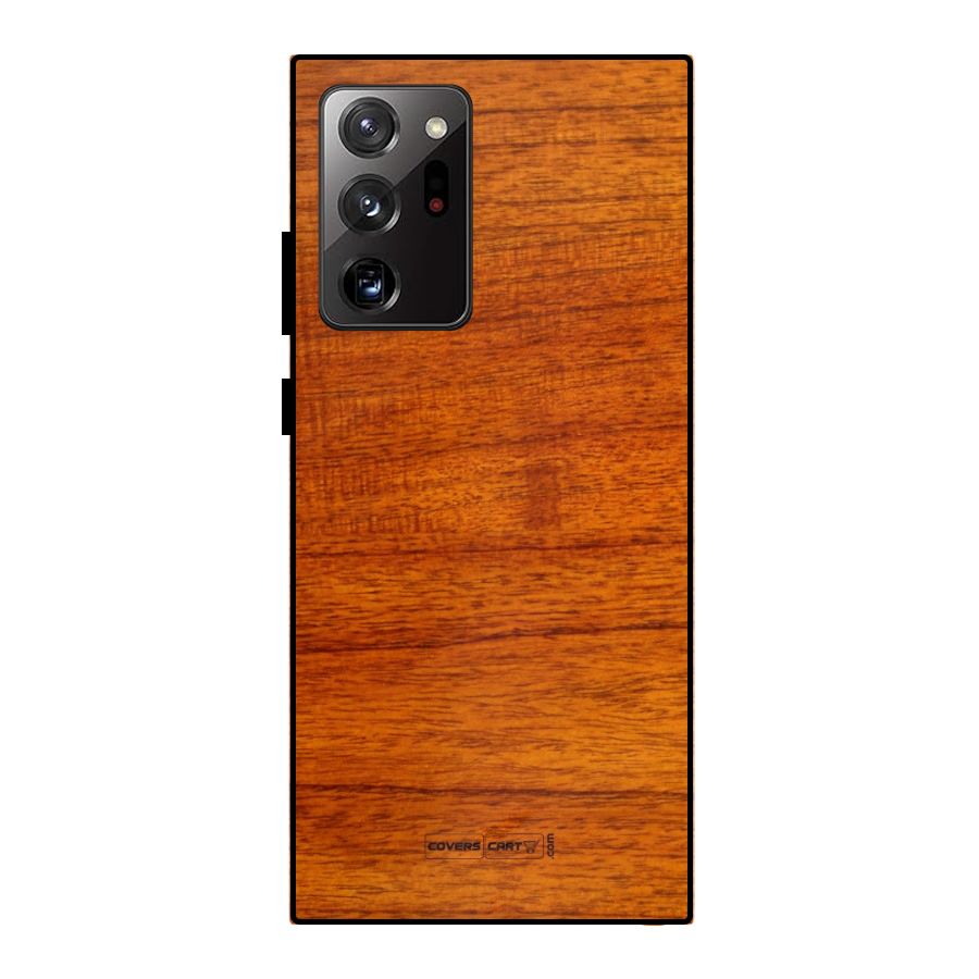 Wood Texture Design Metal Back Case for Galaxy Note 20 Ultra