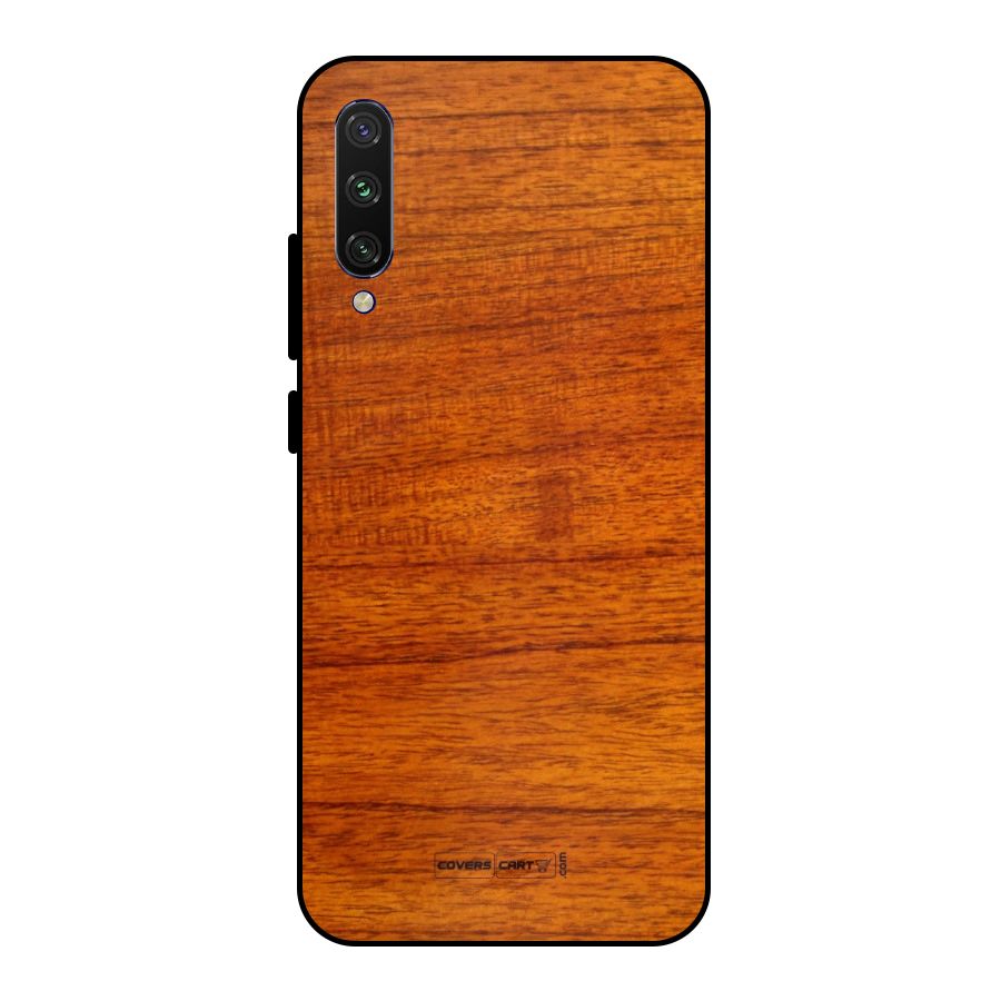 Wood Texture Design Metal Back Case for Mi A3