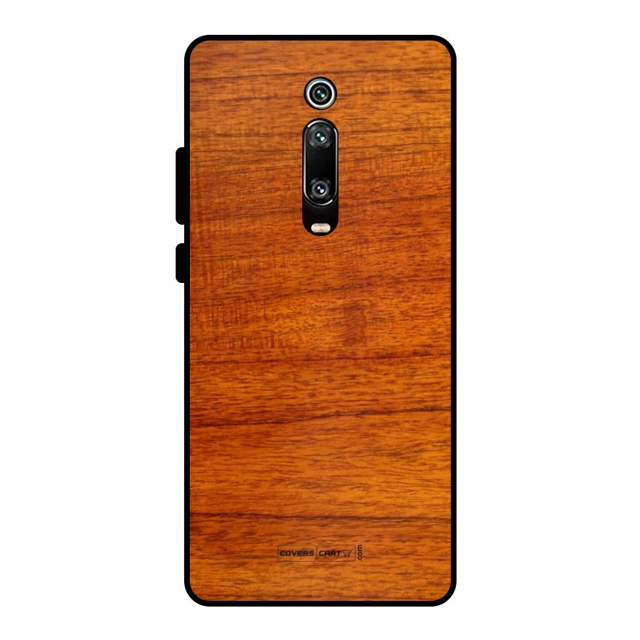 Wood Texture Design Metal Back Case for Redmi K20