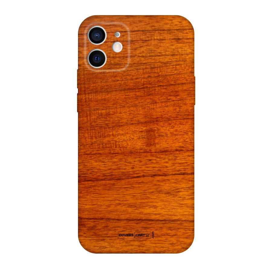 Wood Texture Design Original Polycarbonate Back Case for iPhone 12