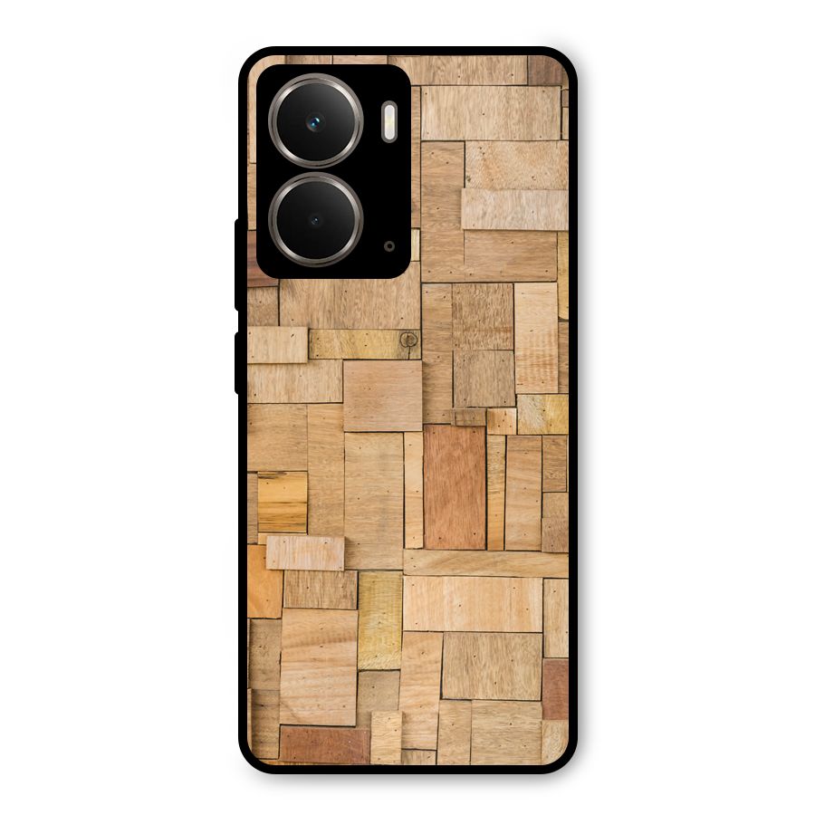 Wooden Blocks Metal Back Case for Realme P3
