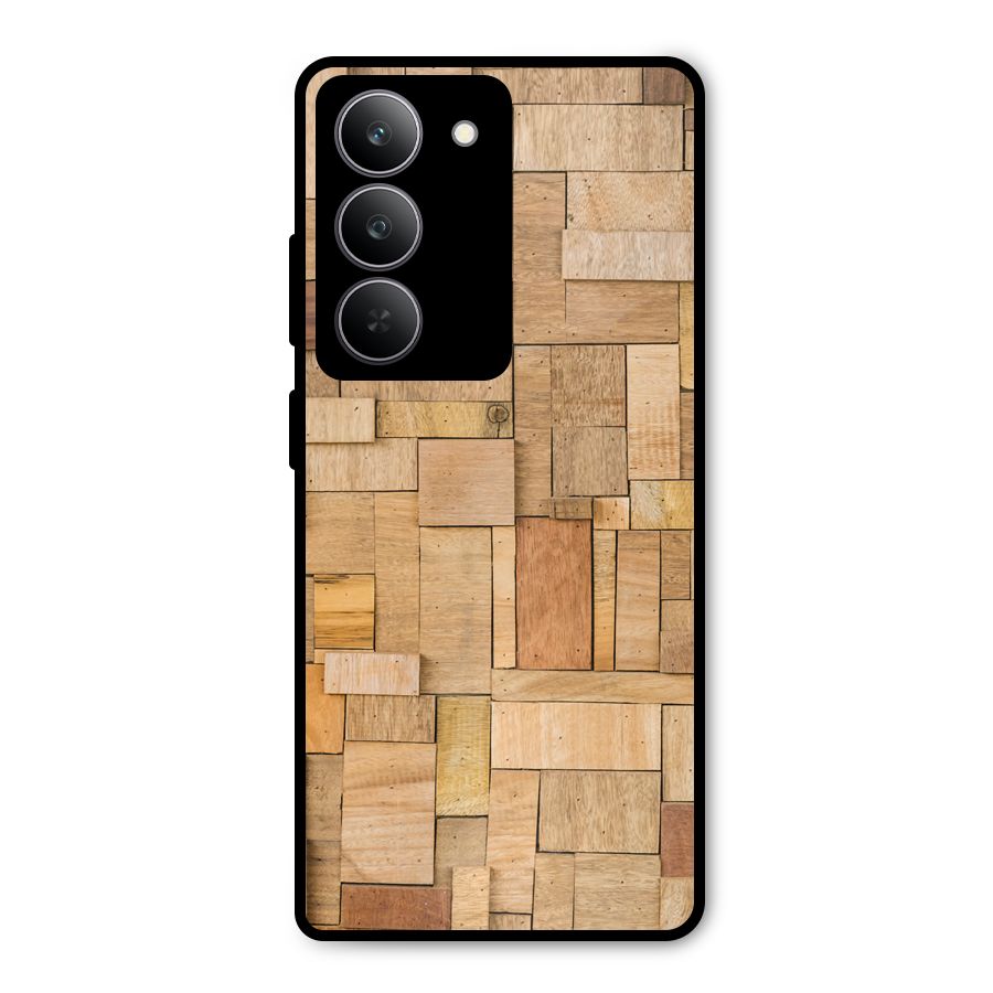 Wooden Blocks Metal Back Case for Realme P3x