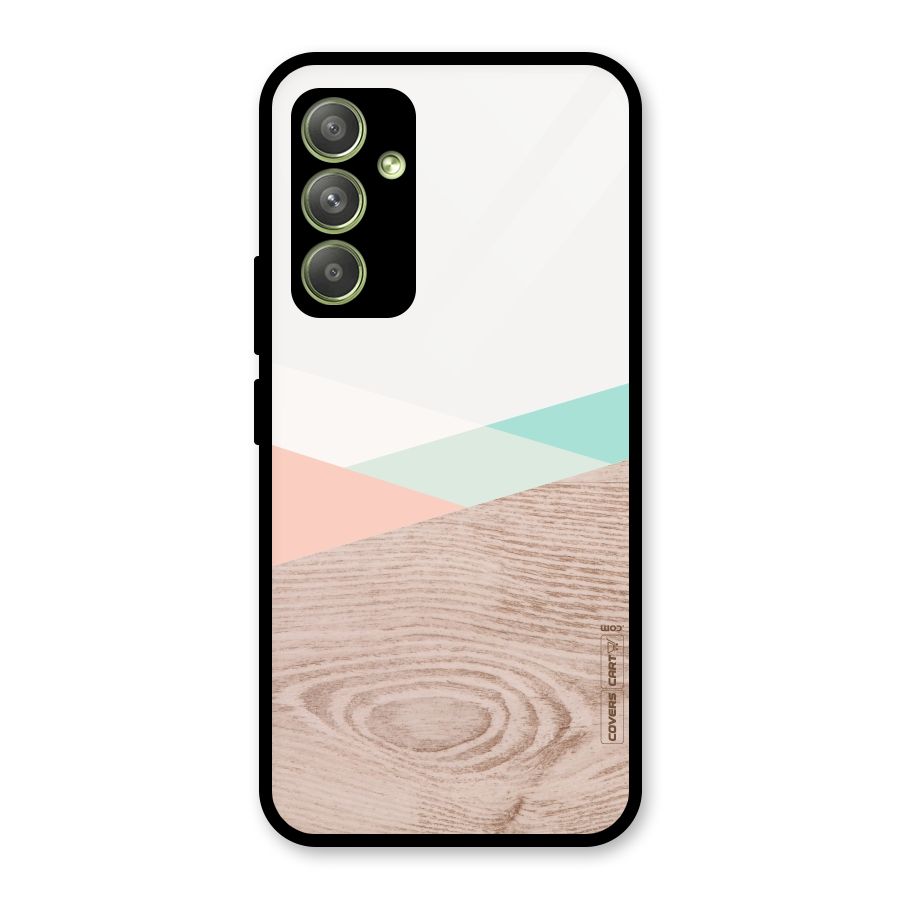Wooden Fusion Glass Back Case for Galaxy A54