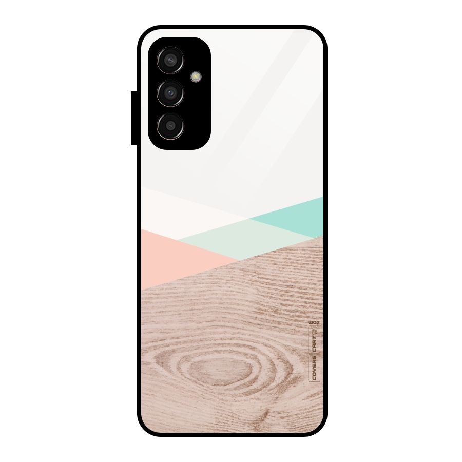 Wooden Fusion Glass Back Case for Galaxy F13