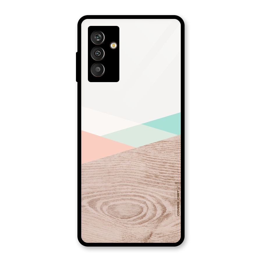Wooden Fusion Glass Back Case for Galaxy M13