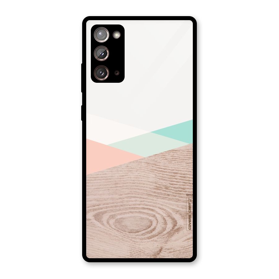 Wooden Fusion Glass Back Case for Galaxy Note 20