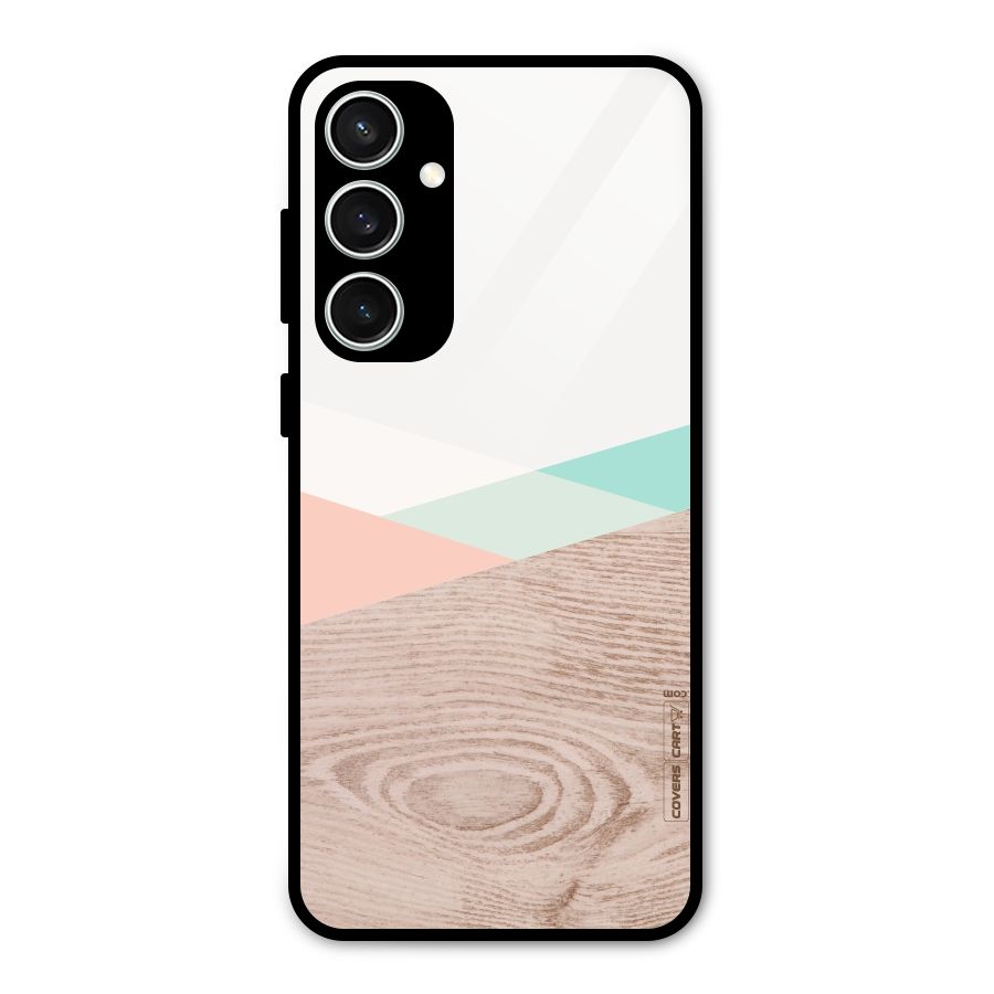 Wooden Fusion Glass Back Case for Galaxy S23 FE