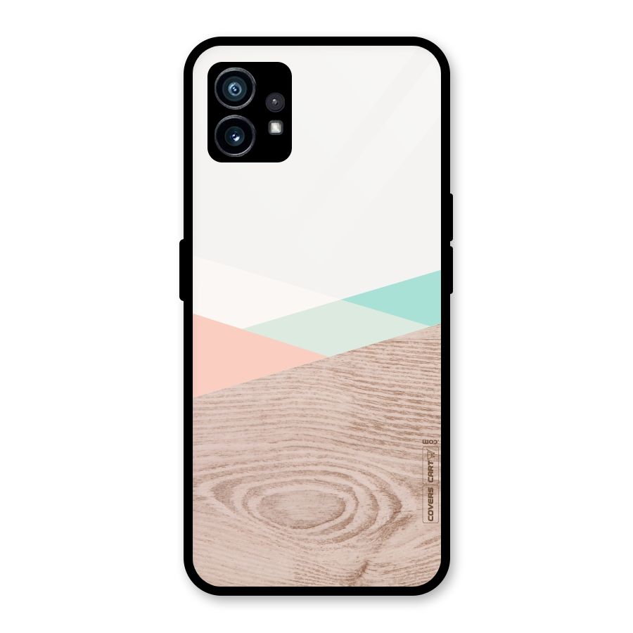 Wooden Fusion Glass Back Case for Nothing Phone 1