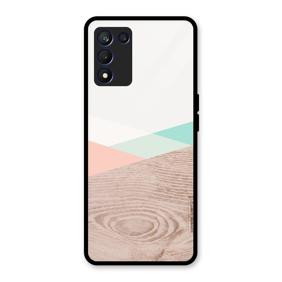 Wooden Fusion Glass Back Case for Realme 9 5G Speed