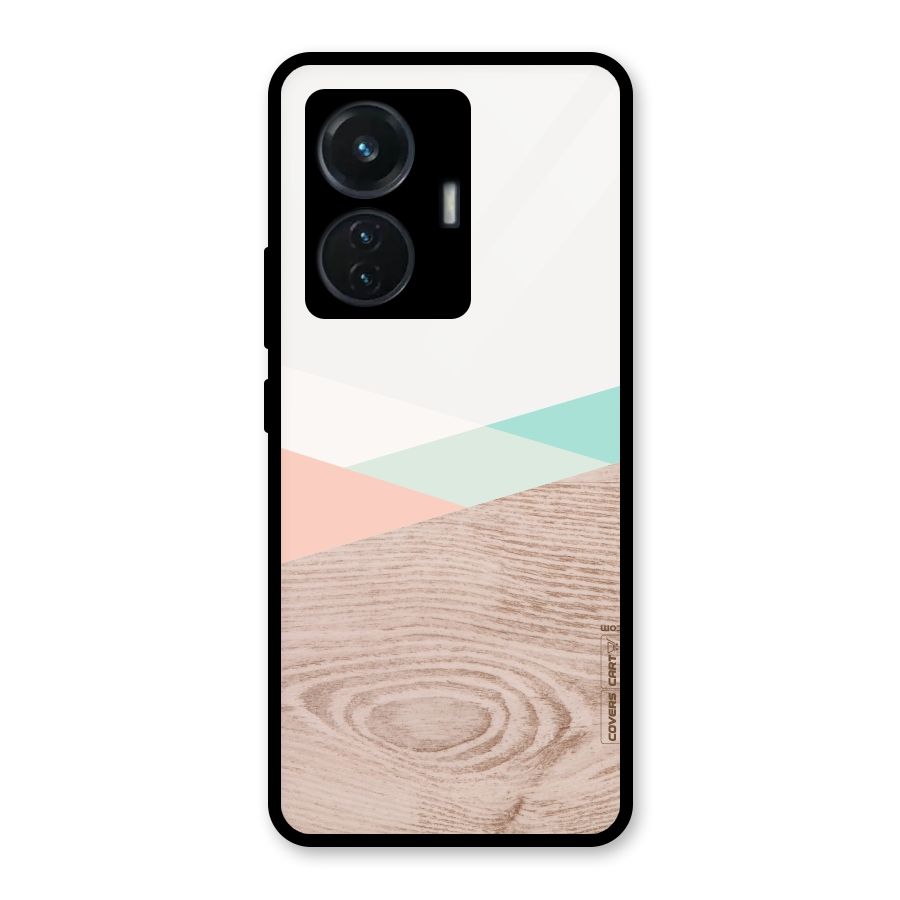 Wooden Fusion Glass Back Case for Vivo T1 44W