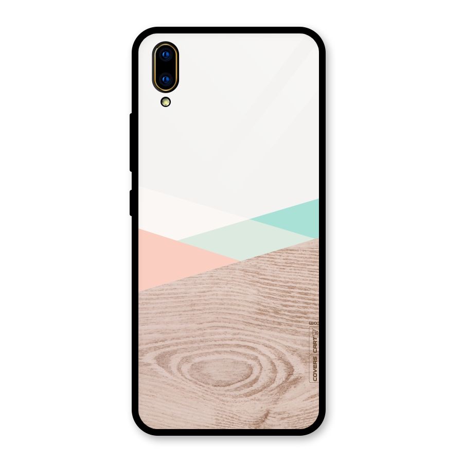 Wooden Fusion Glass Back Case for Vivo V11 Pro