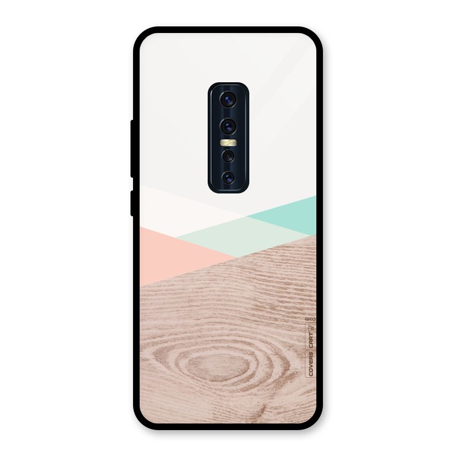 Wooden Fusion Glass Back Case for Vivo V17 Pro