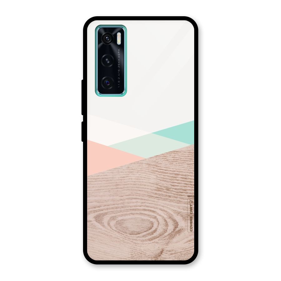 Wooden Fusion Glass Back Case for Vivo V20 SE