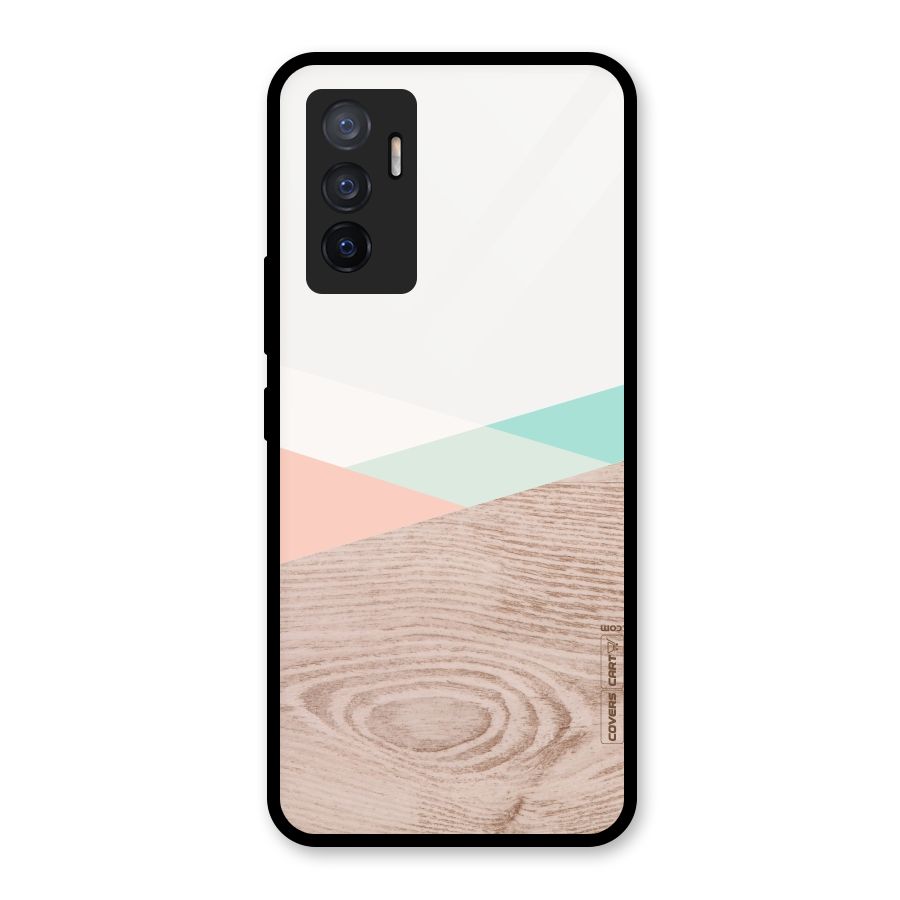 Wooden Fusion Glass Back Case for Vivo V23e