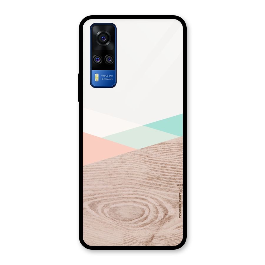 Wooden Fusion Glass Back Case for Vivo Y31