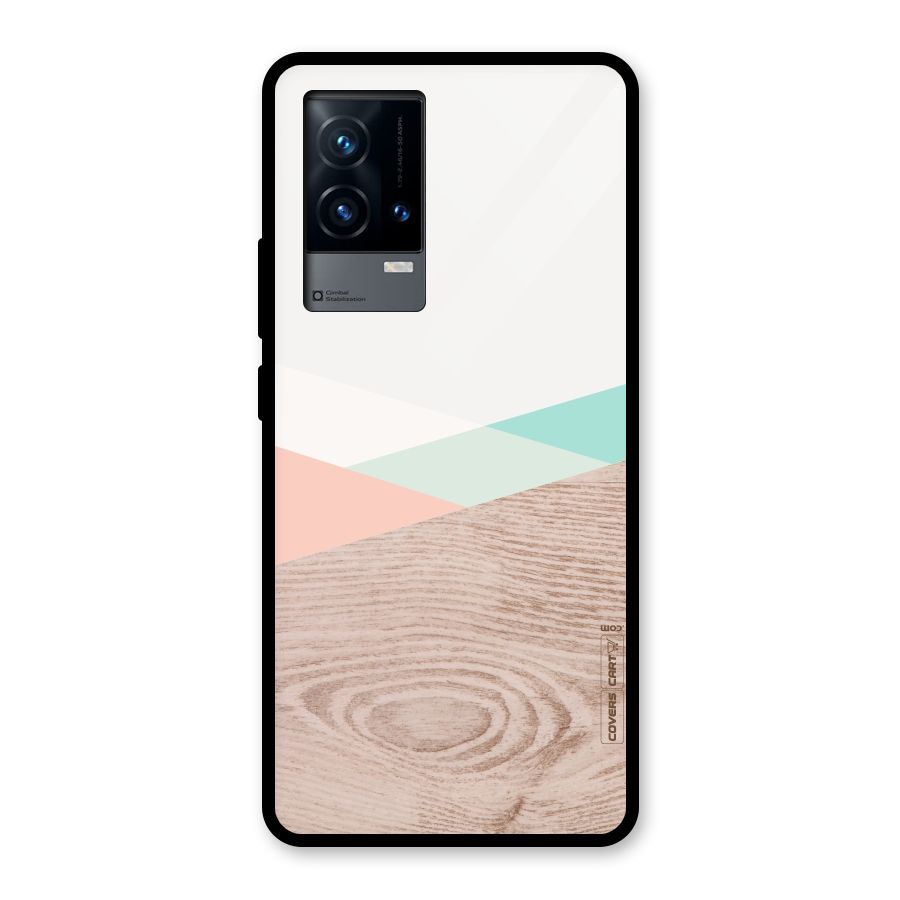 Wooden Fusion Glass Back Case for iQOO 9 5G